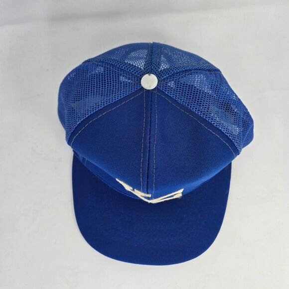 Kansas City Royals Trucker Cap Mesh 1980s Retro Snapback Universal Industries - Picture 10 of 13